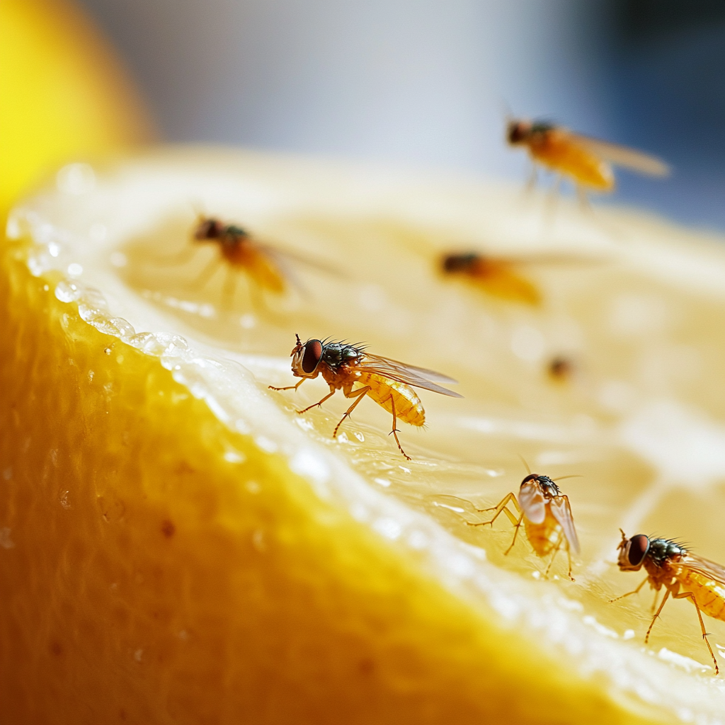 Octomilky na citronu Boj s octomilkama