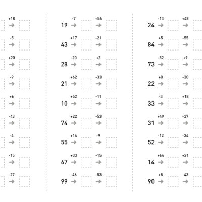 Matematika Hadi do 100 - bez přechodu